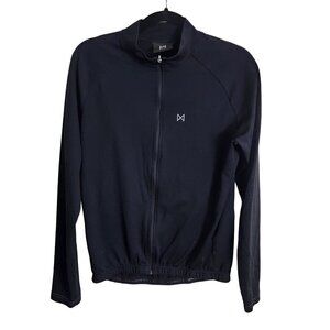 Merlin Black Full Zip Cycling Jersey Size L